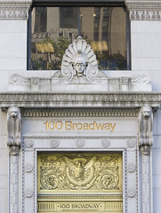 Detail of Entrance at 100 Broadway by chaostrophy, on Flickr