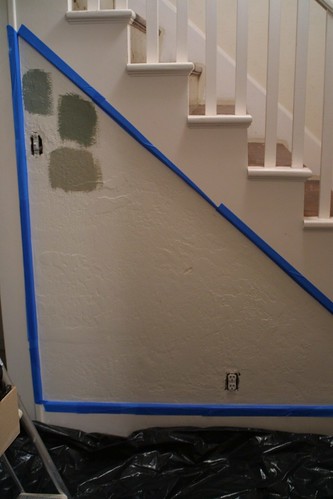 Hallway/Stairway before paint