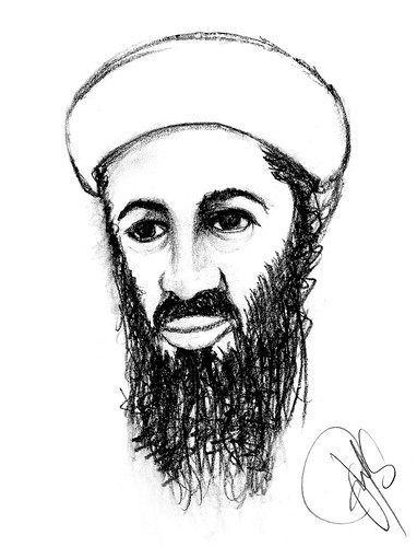 in Laden wanted poster. usama bin laden country