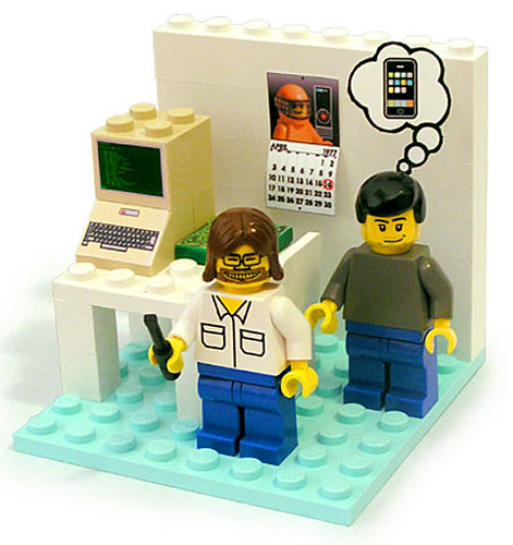 Wozniak y Jobs en LEGO