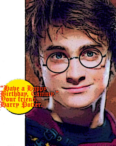 Happy Birthday. Harry. Harry Potter