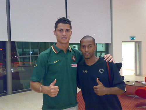 Cristiano Ronaldo and His New Fan: Loony Johnson