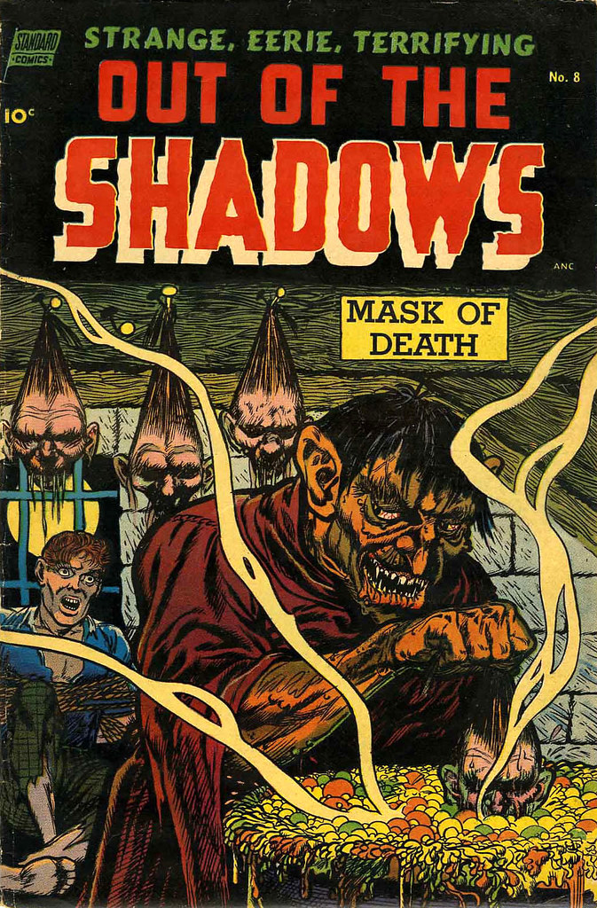 Out Of The Shadows #8 Jack Katz Cover Art (Standard, 1953) 