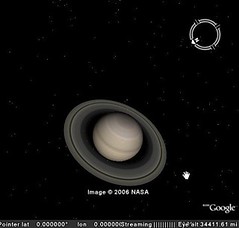 Google Earthグーグルアース６つの空と宇宙３Dの旅　グーグルアースで３Dの惑星を見る