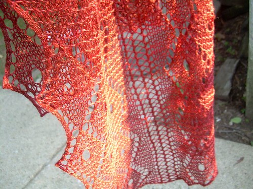 Double-bordered Scarf in the sun