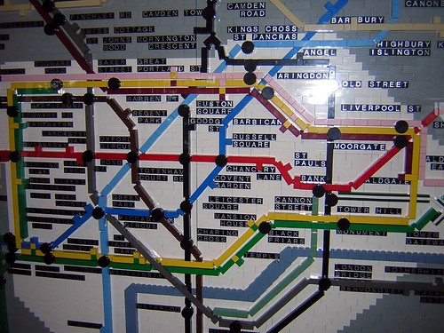 Lego Tube Map by talltim10