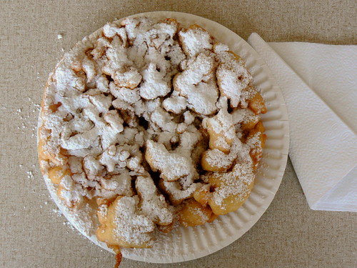 A funnel cake