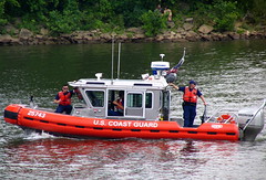 The U.S. Coast guard protecting Nashville's shore