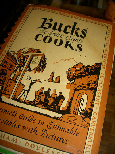 Vintage Bucks County cookbook
