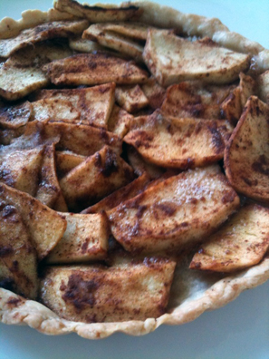 Mini Apple Pie, with the leftover dough/apples