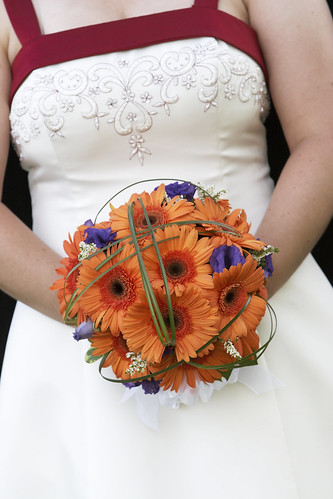 Wedding Bouquet of Sun Flowers