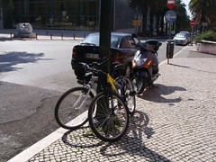 Bicicletas junto ao Casino Estoril