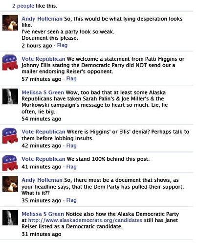 Dirty tricks by the Republican Party of Alaska