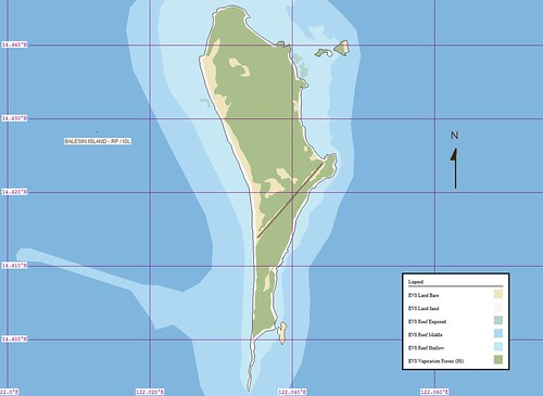 Balesin Island - EVS Marplot Map (1-31,250)