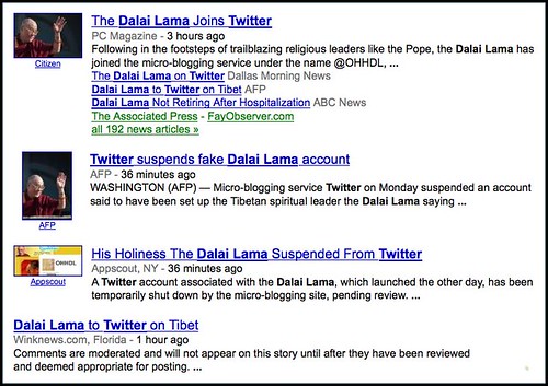 dalai lama twitter - Google News