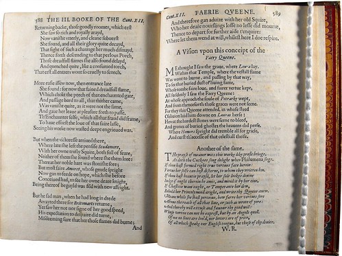 Final stanzas of Book Three, 1596 edition.