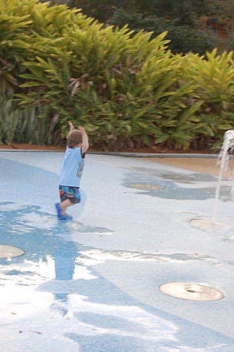 Ty found hte jumping fountains