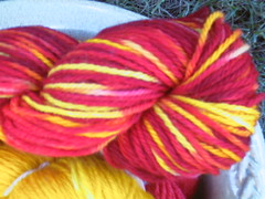 BFL 100% Wool Yarn ~FallSunrise~ 4.1oz  plus trim options