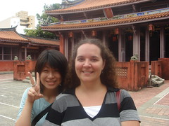 me and yuka at Confuican Temple