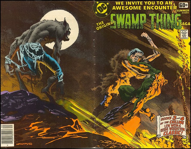 DC Special Series 1978 Swamp Thing wraparound cover by Berni Wrightson