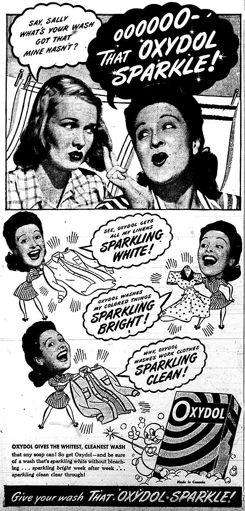 Vintage Ad #1,241: The Oxydol Sparkle (1)