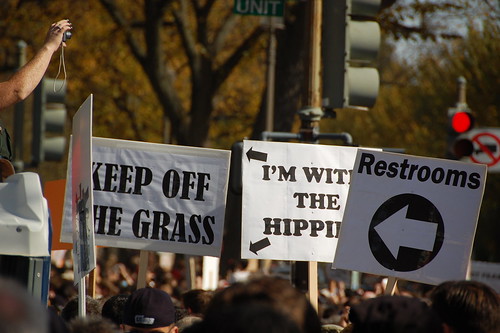 Hippies Pee on the Grass