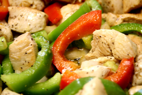 chicken and peppers — aug 13