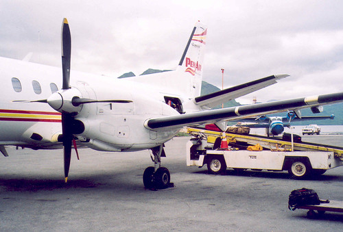 Saab 340b Aircraft. Saab 340b with Grumman Goose
