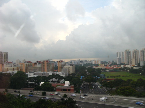 Skats no Singapūras hoteļa loga 12. stāvs