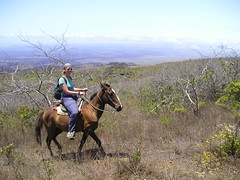 Riding on Volcan Chico