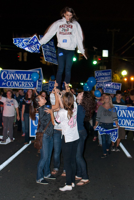 Gerry Connolly at the 2010 Vienna Halloween Parade