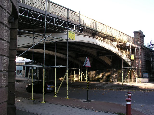 Friar Gate Bridge prior to safety netting