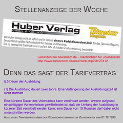 Volontariat beim Huber Verlag