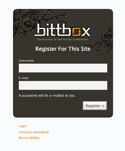 BittBox.com Custom Login (WordPress plugin customization) by bittbox.