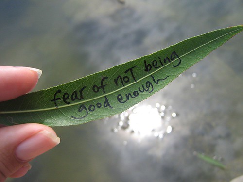 letting go of fear. This was a very powerful exercise for me–I felt truly