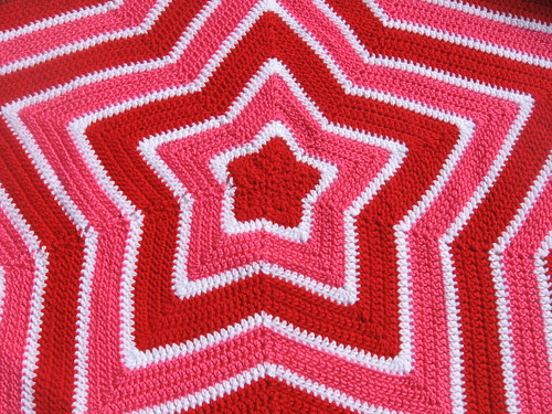 Here's a sneak peek of my new free Chromium Star Blanket crochet pattern