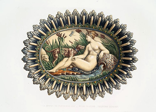 013-La ninfa de Fontainebleau-Museo del Louvre-Monographie de l'oeuvre de Bernard Palissy…1862