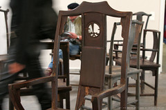 documenta 12 | Ai Weiwei / chairs from the artwork "Fairytale" | 2007 | Aue-Pavillon