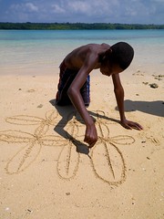 Espiritu Santo sand drawings Vanuatu