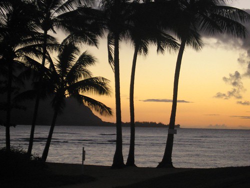 Sunset Across Hanalei Bay