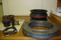 Old parts from the engineers
