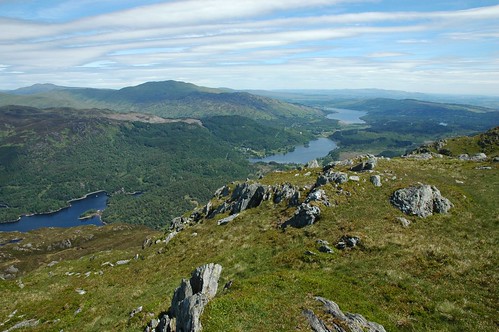 Loch Venachar from Ben Venue