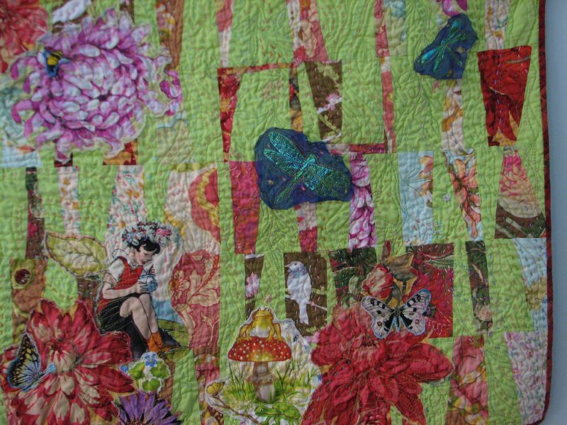Doll Quilt Swap II " Through the Picket Fence"