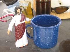 Jesus and his morning coffee
