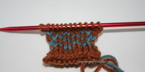 Stranded knitting sample