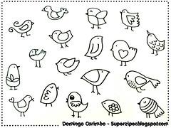 Domingo-carimbo: pássaros