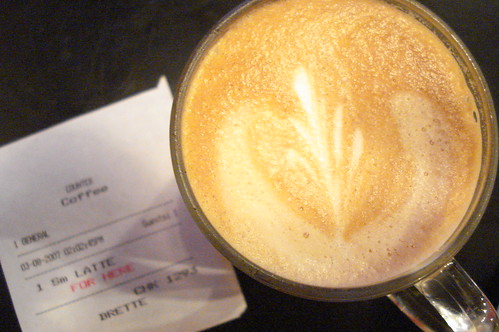 Small latte, Diesel Café