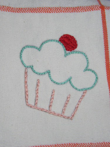 Sublime Stitching Towel - Cupcake