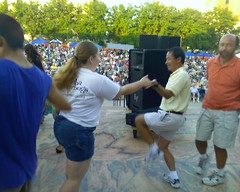Viv dances with Takeshi