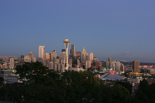 Seattle Skyline and Mt. Rainier